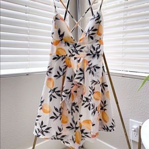 Summer lemon 🍋 jumpsuit/ overall , size small